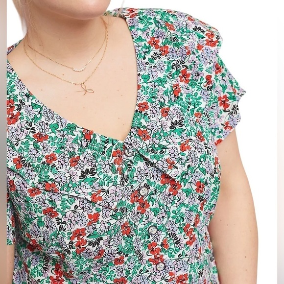 ANTHROPOLOGIE Maeve Austen Collared Blouse - Picture 6 of 15